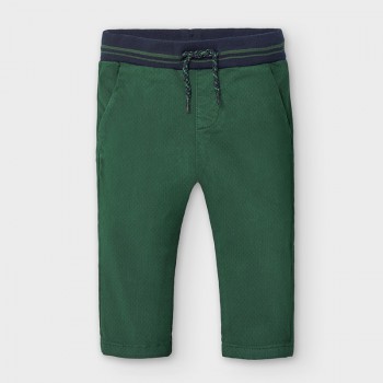 Spodnie chino slim zielone